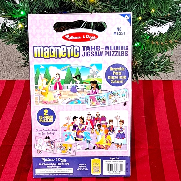 Melissa & Doug Magnetic Take-Along Jigsaw Puzzles - Picture 2 of 4